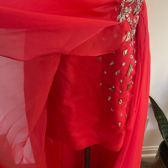 BLUSH by Alexia Designs Pink Prom Dress Size 12 Evening Dress Short/Long Gown - Picture 7 of 15